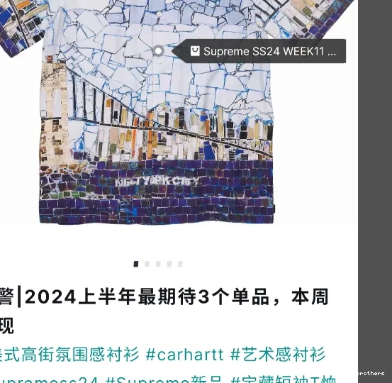￥229 S SHIRT 24SS S MOSAIC 0912
